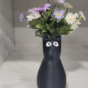 Black Cat Vase